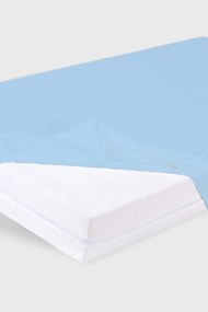 Bambus gumis lepedő gyerekágyba, kék