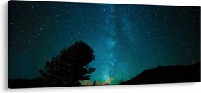 Egy éjszakai égbolt csillagokkal (120x50 cm)