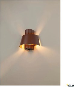 SLV 1007581 PHOTONI Modern Kültéri Fali Lámpa Rozsdás E27 IP55