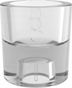 Elegáns üveg gyertyatartó ideális dekoráció