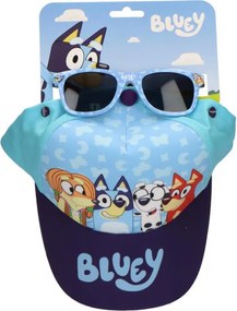 Bluey Blue Team napszemüveg és baseball sapka szett