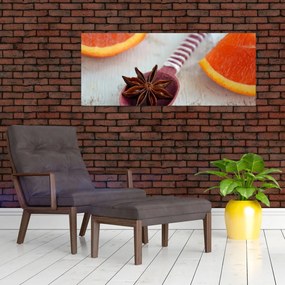 Egy kanál fahéj képe (120x50 cm)