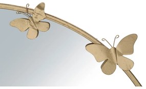 Round New aranyszínű falitükör, ø 91 cm - Mauro Ferretti