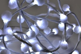 NEXOS Karácsonyi LED világítás vatta gömbök 48 LED hideg
