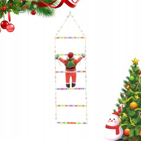 Mikulás Lámpák Led Létrán Dekoratív Karácsonyi Fények 6Létra