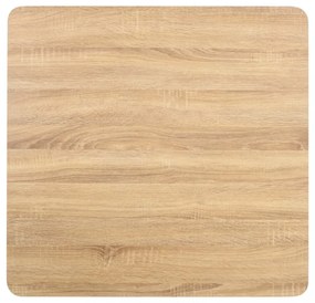 világosbarna MDF bisztróasztal 80 x 80 cm