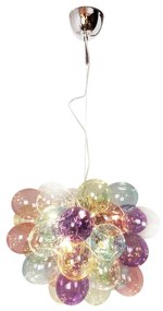 ByRydens 4200440-7000 - Csillár zsinóron GROSS 8xG9/4W/230V színes