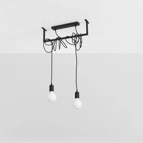 Csillár zsinóron SALAMANCA 2xE27/60W/230V