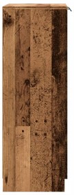 antik fa színű szerelt fa cipőszekrény 59 x 35 x 100,5 cm
