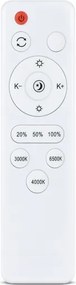Brilagi - LED dimmelhető lámpatest ALSON LED/72W/230V 3000-6500K, tölgy, Ø 78 cm + távirányító