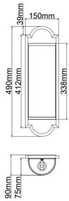 Orlicki Design LIBERO OR84542 Fali lámpa 2x12W/E14
