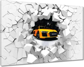 Vászonkép 90x60 Sárga Audi R8
