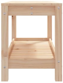 tömör fenyőfa kerti pad 82,5x35x45 cm