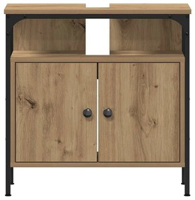 Fürdőszoba bútor szett 4 pcs kézműves tölgy 33 x 33 x 185.5 cm