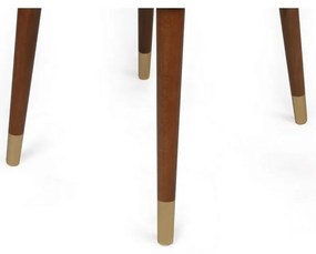 Hugo Beige and Walnut étkezőszékek, 2 db