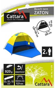 Cattara Zaton strandsátor, 200 x 120 x 120 cm