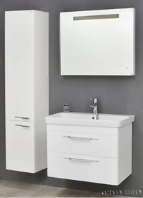TMP LUX Touch fürdőszobai tükör - LED világítással - érintő kapcsolóval - 100 x 70 cm