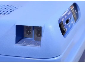 Kijelzős hűtőláda 48W/230/12V 25 l kék