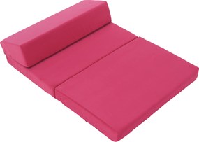 Összecsukható matrac/fotel, 2v1, rózsaszín magenta, VEDIS