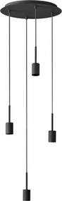 Osram - Tápkábel NEEDLE PENDANT 4xE27/25W/230V antracit