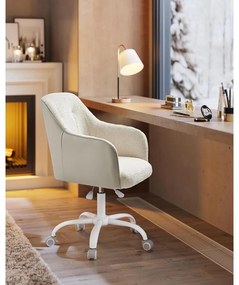 SONGMICS irodai forgószék, állítható magasságú íróasztalszék, cappuccino bézs színben