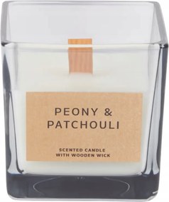 Illatgyertya Fa Kanóc 8cm Peony &amp; Patchouli Vagy Vanilla &amp; Musk