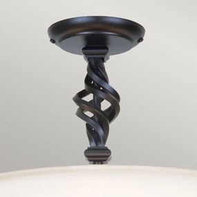 Elstead Lighting PEMBROKE PB-SF-A-BLACK Plafonlámpa 3x60W/E14