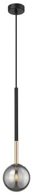 Zuma Line Zuma Line P0574-01F-SDFZ - Csillár zsinóron ARCTURUS 1xG9/4W/230V fekete ZL0621