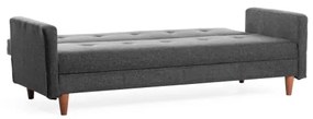 NARA kétszemélyes kanapé, sötétszürke