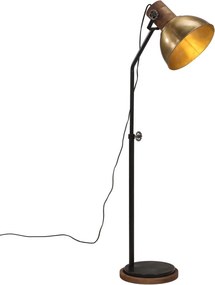 vidaXL antik sárgaréz állólámpa 25 W 30x30x100-150 cm E27