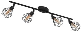 Eglo 55301 - LED spotlámpa ZAPATA 4xG9/3W/230V fekete