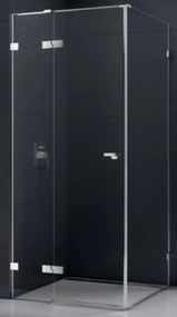 New Trendy Eventa zuhanykabin 100x90 cm négyszögletes króm fényes/átlátszó üveg EXK-4482
