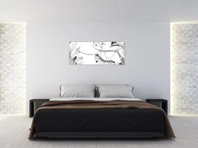 Kép - Akvarell dzsungel (120x50 cm)