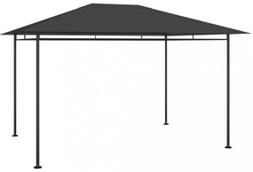 antracitszürke pavilon 384x281x270 cm 180 g/m²