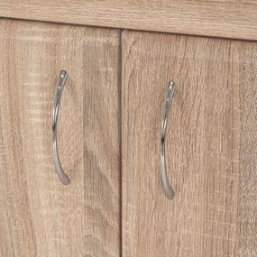 Bianco 130 alsó szekrény mosdó nélkül sonoma tölgy beton munkalappal