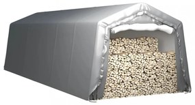 vidaXL szürke acél tárolósátor 300 x 900 cm