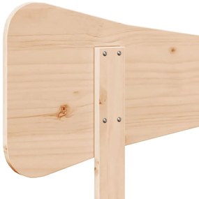tömör fenyőfa fejtámla 75 cm