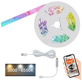 Brilo - LEG RGBW Dimmelető szalag 6,6m LED/7,5W/USB Tuya 2309-150