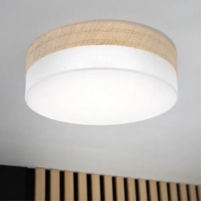 LED mennyezeti lámpa SIRJA BOHO LED/36W/230V Ø 45 cm bézs/fehér