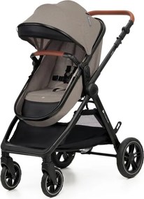 KINDERKRAFT - Kombinált babakocsi 3in1 ESME Sand bézs + autósülés MINK PRO