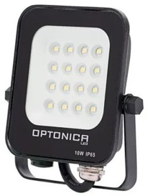 LED reflektor , 10 Watt , zöld fényű , fekete , kültéri , IP65 , Optonica