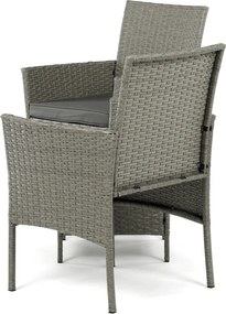 Kerti bútor szett 1+2, polyrattan, szürke, AZS-A1102 GREY