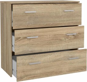 Komód, tölgy sonoma, GARBO 3