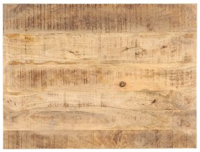 tömör mangófa asztallap 25-27 mm 80 x 70 cm