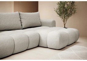 Sarokkanapé Ombre (J) (világosszürke + fekete). 1099480