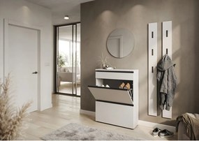 Krémszínű cipőtartó 80x107x29 cm Baldone – Germania