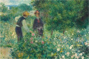 Kép - Auguste Renoir, Picking Flowers, reprodukciók (90x60 cm)