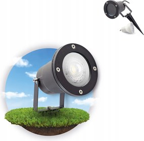 Porto kerti lámpa izzó szett GU10 3W prémium Semleges