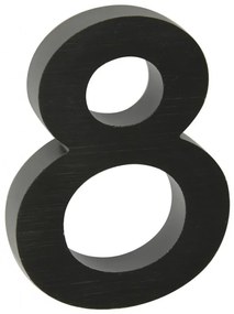 RN.100LV.8.AL.C.3D számjegy " 8 " fekete