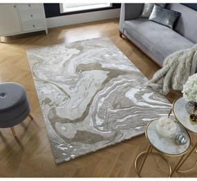 Bézs szőnyeg 200x290 cm Marbled – Flair Rugs